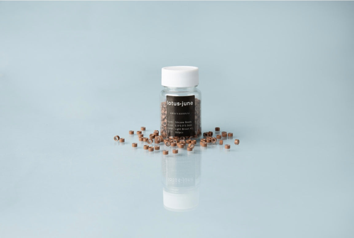 Hand Tied Silicone Beads